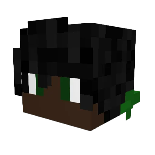0nautica Minecraft avatar head, 3D render