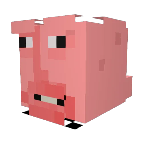 0neDirection Minecraft avatar head, 3D render