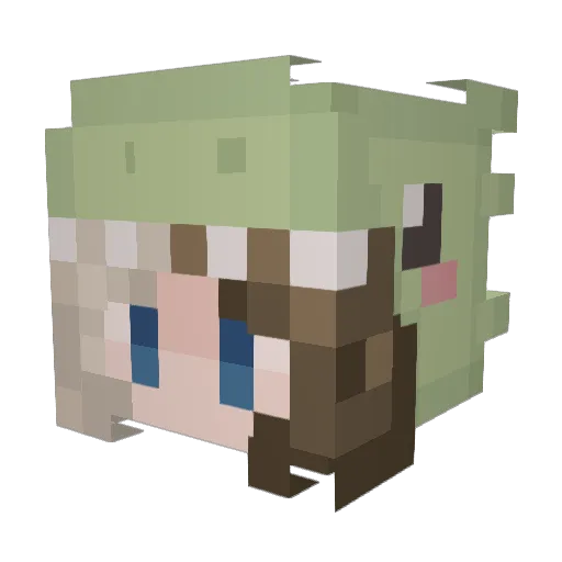 0nebbuu0 Minecraft avatar head, 3D render