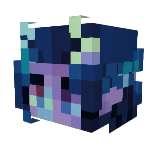 0nfx Minecraft avatar head, 3D render
