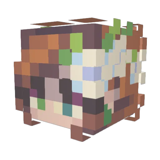 0nizzle Minecraft avatar head, 3D render