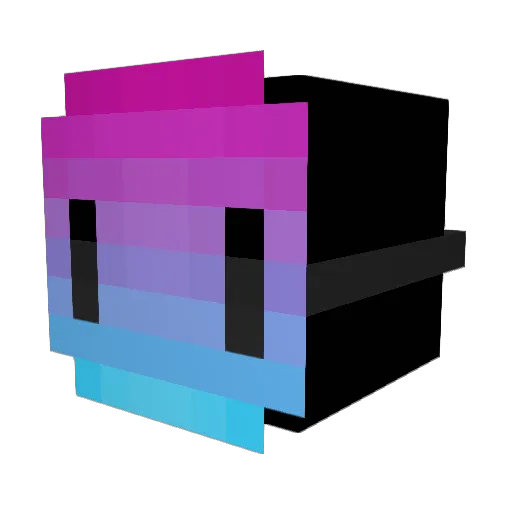 0nline1 Minecraft avatar head, 3D render