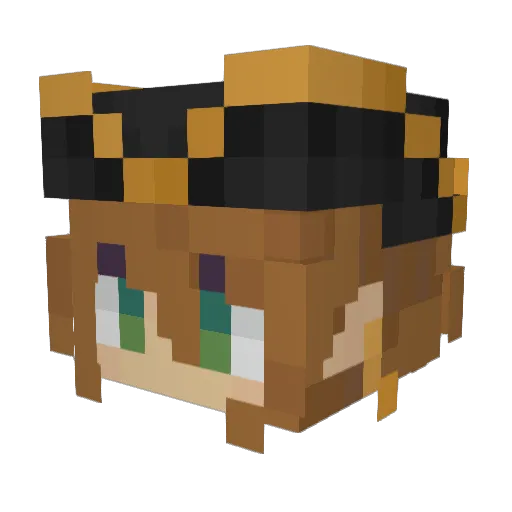0nlyCzarcasm Minecraft avatar head, 3D render