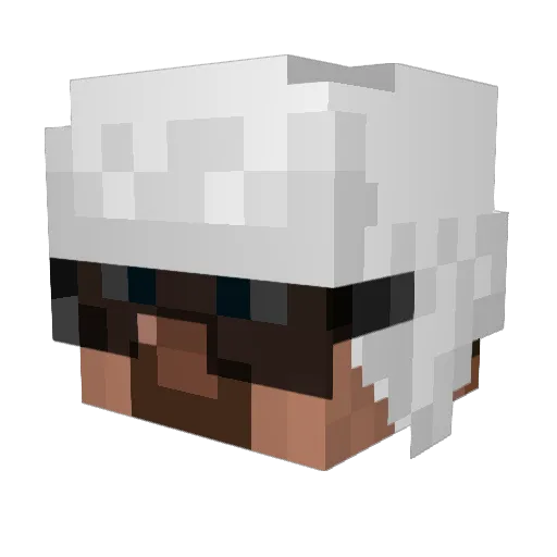 0nlyGeeked Minecraft avatar head, 3D render