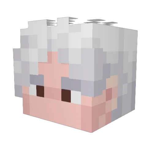 0nly_Zer0 Minecraft avatar head, 3D render