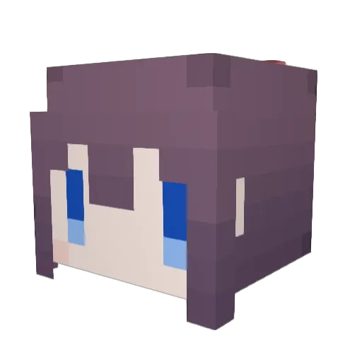0osu40 Minecraft avatar head, 3D render