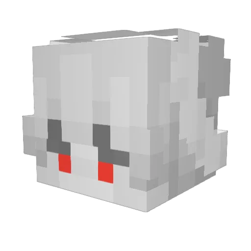 0pavil Minecraft avatar head, 3D render