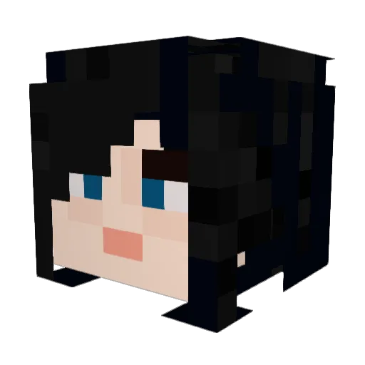 0phiophxgic Minecraft avatar head, 3D render