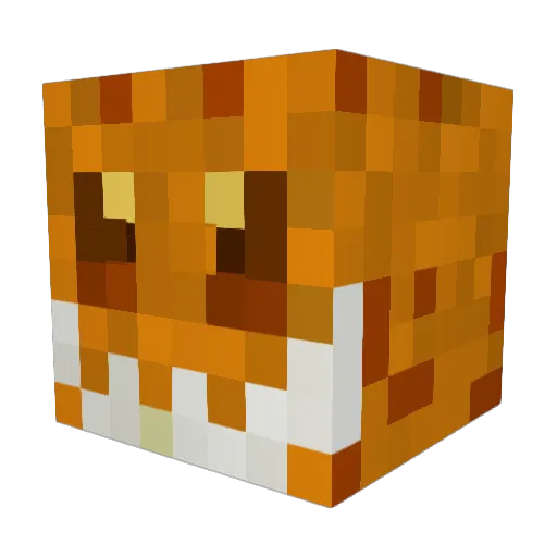 0pium_oo Minecraft avatar head, 3D render