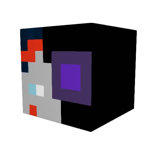 0r0mis Minecraft avatar head, 3D render