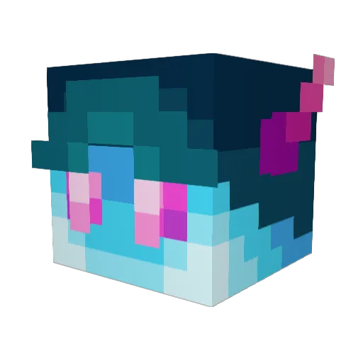 0r_x Minecraft avatar head, 3D render