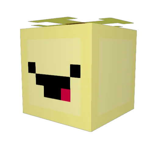 0rammy Minecraft avatar head, 3D render