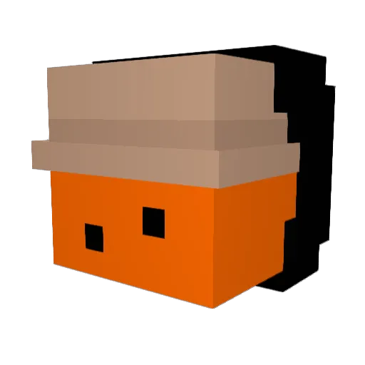 0rangeYouGlad_ Minecraft avatar head, 3D render