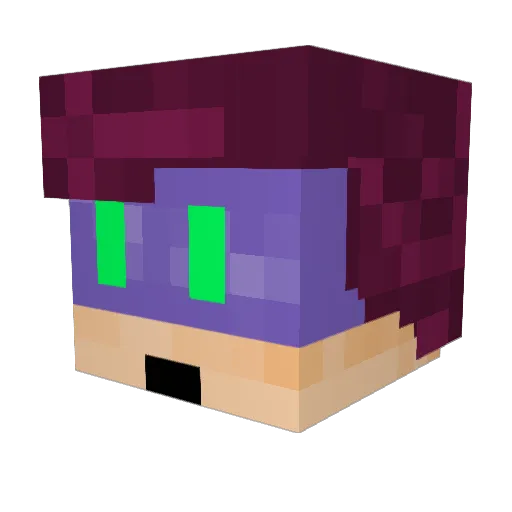 0range_juic3_ Minecraft avatar head, 3D render