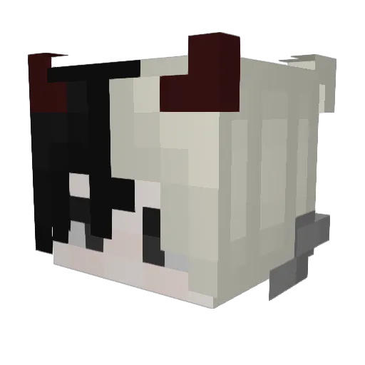 0raygano Minecraft avatar head, 3D render