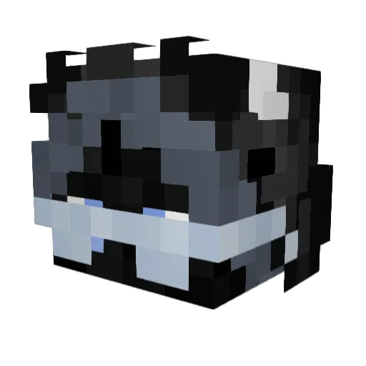 0rca_whale Minecraft avatar head, 3D render