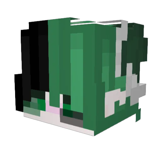 0rchidd Minecraft avatar head, 3D render
