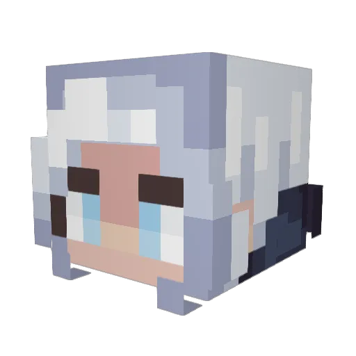 0rekye Minecraft avatar head, 3D render