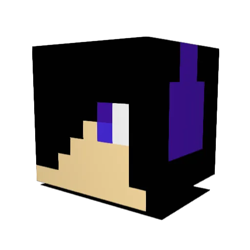 0rochi Minecraft avatar head, 3D render