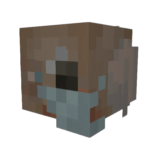 0rthodoxia Minecraft avatar head, 3D render