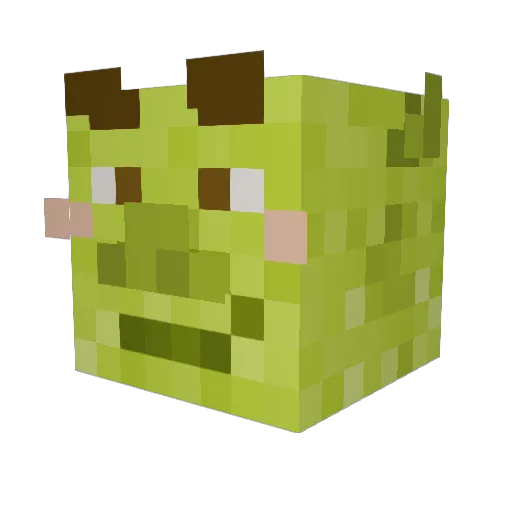 0ryx5 Minecraft avatar head, 3D render
