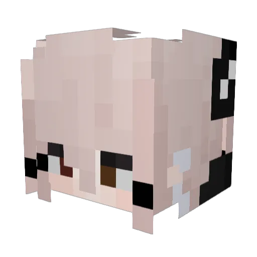 0sanaiaka_0827 Minecraft avatar head, 3D render
