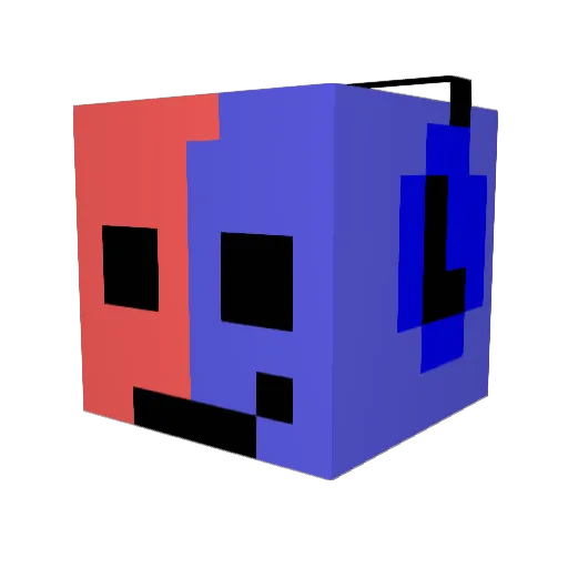 0skaro Minecraft avatar head, 3D render