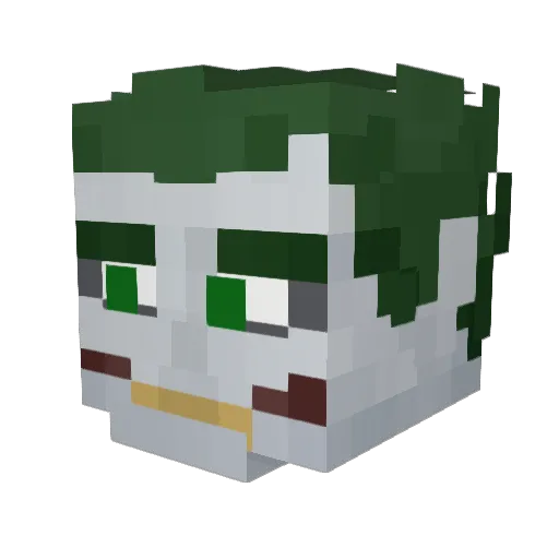 0south Minecraft avatar head, 3D render