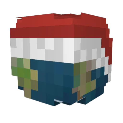 0sto Minecraft avatar head, 3D render