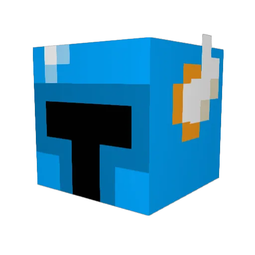 0storm Minecraft avatar head, 3D render