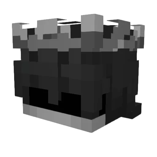 0up9 Minecraft avatar head, 3D render