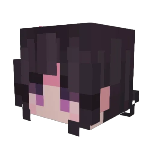 0utcrosss Minecraft avatar head, 3D render
