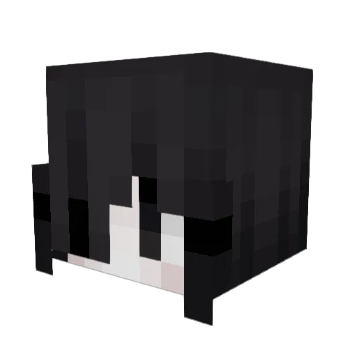 0v3rd03e Minecraft avatar head, 3D render