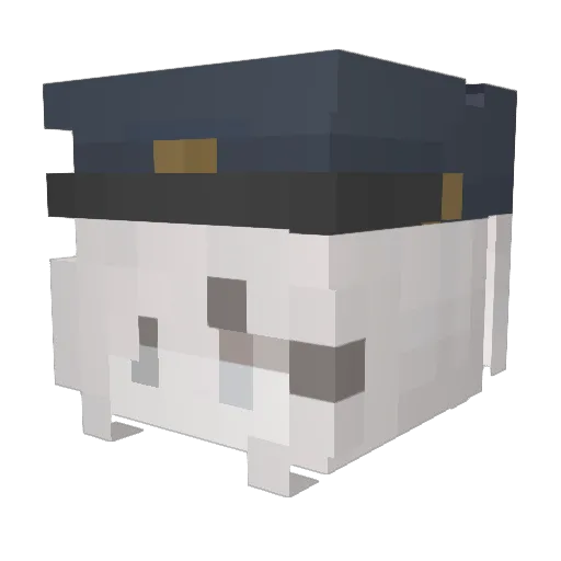 0vidiu Minecraft avatar head, 3D render