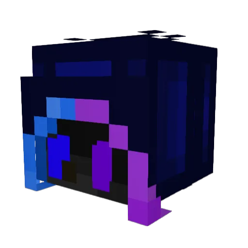 0vmman Minecraft avatar head, 3D render
