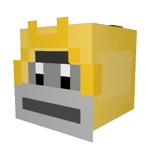0vyes0 Minecraft avatar head, 3D render