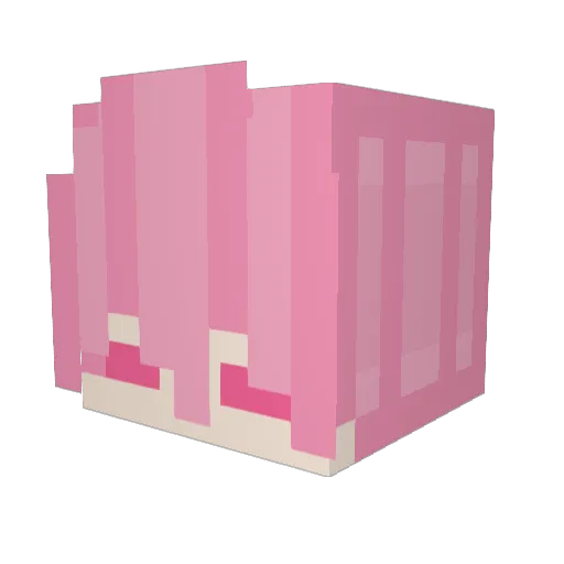 0wkey Minecraft avatar head, 3D render