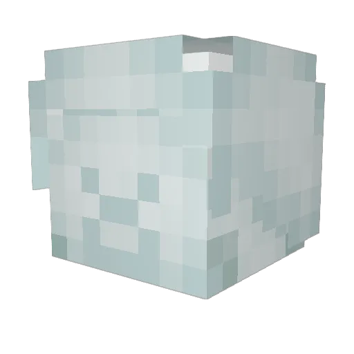 0x0F Minecraft avatar head, 3D render