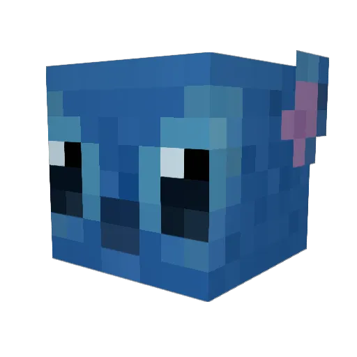 0x473 Minecraft avatar head, 3D render