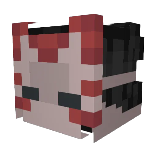 0xD10 Minecraft avatar head, 3D render