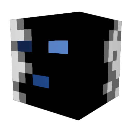 0xVoidX Minecraft avatar head, 3D render