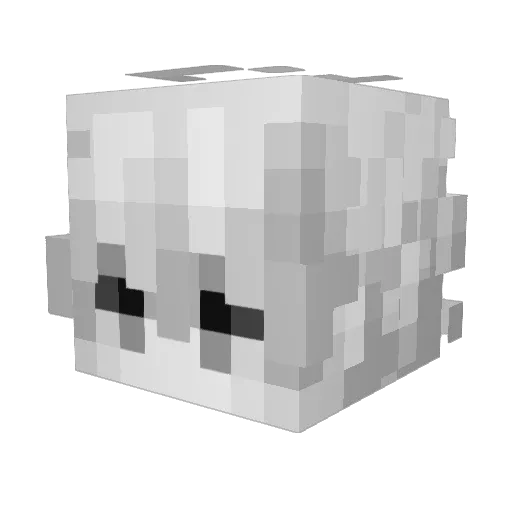 0xc5 Minecraft avatar head, 3D render