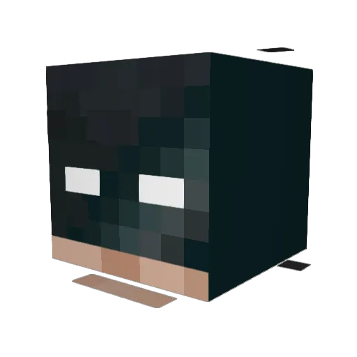 0xiClean69 Minecraft avatar head, 3D render