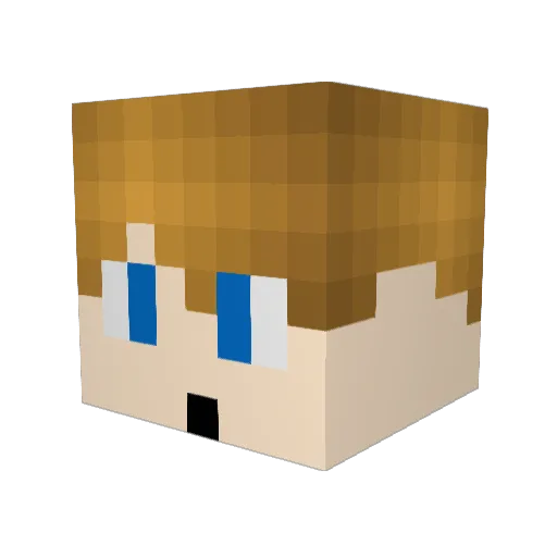 0z0ne Minecraft avatar head, 3D render