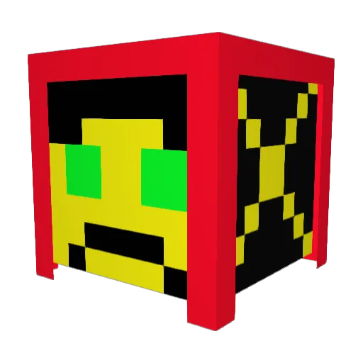 0z75 Minecraft avatar head, 3D render