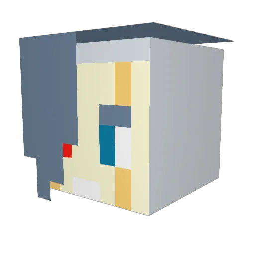 0zakeN Minecraft avatar head, 3D render
