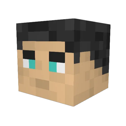 0zdemir Minecraft avatar head, 3D render