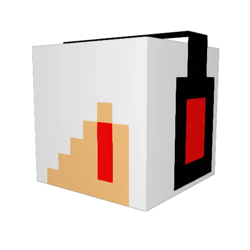 0zona0 Minecraft avatar head, 3D render