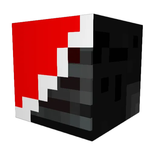 1000fraggers Minecraft avatar head, 3D render