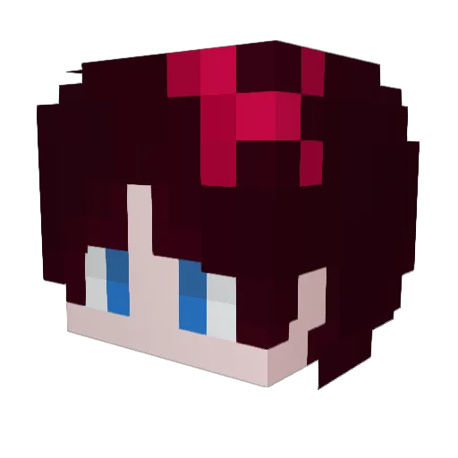 1000junyeong Minecraft avatar head, 3D render